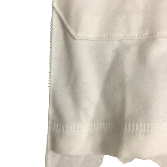 PUMA L Hoodie - white lightweight v-neck long sleeve sweater - Picture 7 of 8